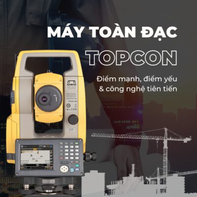 máy toàn đạc TOPCON ưu nhược điểm và công nghệ